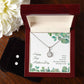 Eternal Hope Necklace and Cubic Zirconia Earring Set Happy First Mother's Day