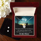 Eternal Hope Necklace and Cubic Zirconia Earring Set To my Wife Love your husband