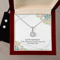 Happy Birthday, Eternal Hope Necklace and Cubic Zirconia Earring Set