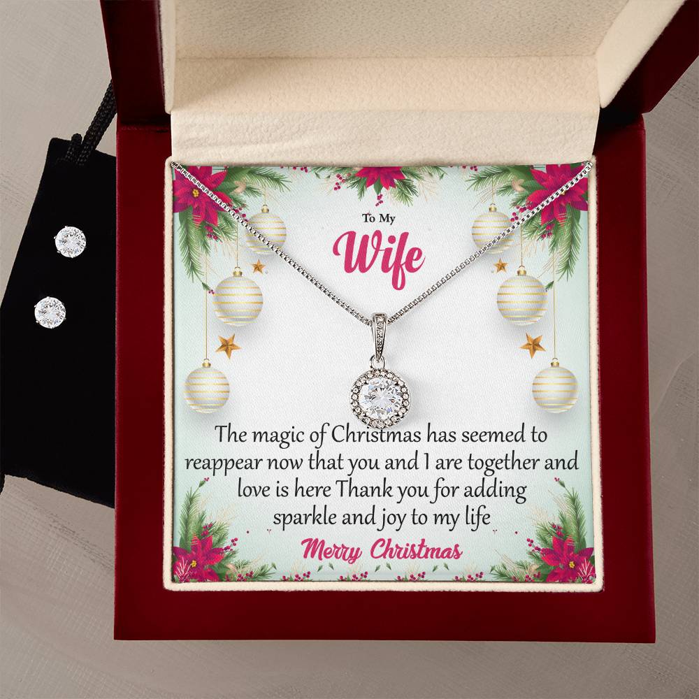 Eternal Hope Necklace and Cubic Zirconia Earring Set Merry Christmas to my wife