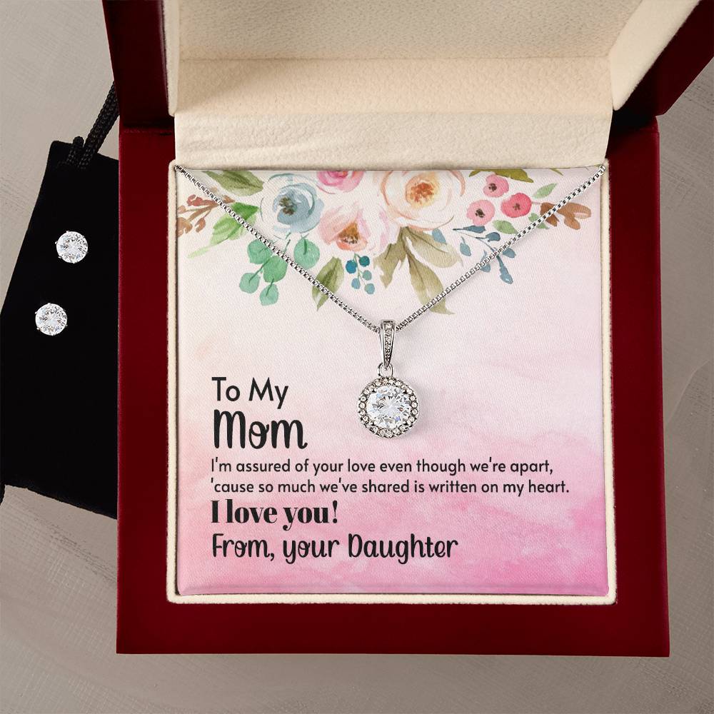 Eternal Hope Necklace and Cubic Zirconia Earring Set Mom - I'm assured of your love 2