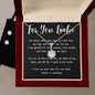 For You, Babe, Eternal Hope Necklace and Cubic Zirconia Earring Set