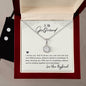 To my Girlfriend-I choose you, Eternal Hope Necklace and Cubic Zirconia Earring Set