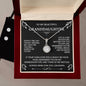 To my Beautiful Grandaughter, Eternal Hope Necklace and Cubic Zirconia Earring Set