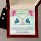 To my Girlfriend, Eternal Hope Necklace and Cubic Zirconia Earring Set