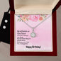 Good Friend, Eternal Hope Necklace and Cubic Zirconia Earring Set