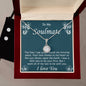 To My Soulmate, Eternal Hope Necklace and Cubic Zirconia Earring Set