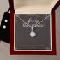Merry Christmas to my Girlfriend, Eternal Hope Necklace and Cubic Zirconia Earring Set