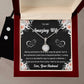 Eternal Hope Necklace and Cubic Zirconia Earring Set To My Amazing Wife