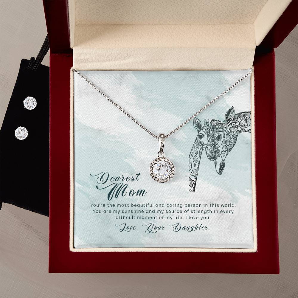 Eternal Hope Necklace and Cubic Zirconia Earring Set To my mom- you_re the most beautiful