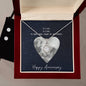 To Life, To Love To Many More Years of Happiness, Eternal Hope Necklace and Cubic Zirconia Earring Set
