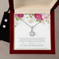 My Dear Sister, Eternal Hope Necklace and Cubic Zirconia Earring Set
