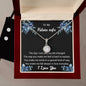 To my Beloved Future Wife, Eternal Hope Necklace and Cubic Zirconia Earring Set