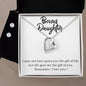 Forever Love Necklace and Cubic Zirconia Earring Set Bonus Daughter 2