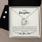 Forever Love Necklace and Cubic Zirconia Earring Set To my daughter-Someday when the pages