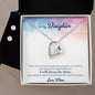 Forever Love Necklace and Cubic Zirconia Earring Set When-it’s-too-hard
