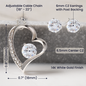 Forever Love Necklace and Cubic Zirconia Earring Set My Dear Sister