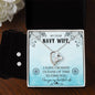 Forever Love Necklace and Cubic Zirconia Earring Set My dear Navy wife