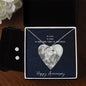 Forever Love Necklace and Cubic Zirconia Earring Set TO LIFE. TO LOVE. TO MANY MORE YEARS OF HAPPINESS