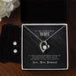 Forever Love Necklace and Cubic Zirconia Earring Set To my gorgeous wife-If I had to choose