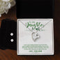Forever Love Necklace and Cubic Zirconia Earring Set To my daughter-I want you to believe