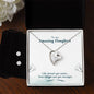 Forever Love Necklace and Cubic Zirconia Earring Set Life-doesn’t-get-easier