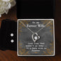 Forever Love Necklace and Cubic Zirconia Earring Set To my Farmer wife