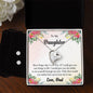 Forever Love Necklace and Cubic Zirconia Earring Set daughter6