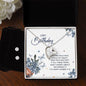 Forever Love Necklace and Cubic Zirconia Earring Set Happy birthday to the child who