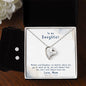 Forever Love Necklace and Cubic Zirconia Earring Set Mother-and-Daughter,-no-matter