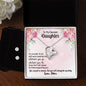 Forever Love Necklace and Cubic Zirconia Earring Set Dearest daughter