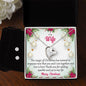 Forever Love Necklace and Cubic Zirconia Earring Set Merry Christmas to my wife