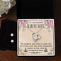 Forever Love Necklace and Cubic Zirconia Earring Set To my beautiful Marine wife