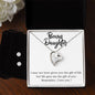 Forever Love Necklace and Cubic Zirconia Earring Set Bonus Daughter 2