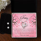 Forever Love Necklace and Cubic Zirconia Earring Set My Dear Baby