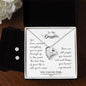 Forever Love Necklace and Cubic Zirconia Earring Set To my daughter-You have survived
