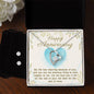 Forever Love Necklace and Cubic Zirconia Earring Set My life has meaning