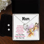 Forever Love Necklace and Cubic Zirconia Earring Set mom you are so special 1