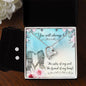 Forever Love Necklace and Cubic Zirconia Earring Set You will always be the Sister of my Soul