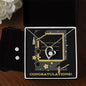 Forever Love Necklace and Cubic Zirconia Earring Set graduation