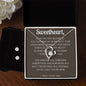 Forever Love Necklace and Cubic Zirconia Earring Set Sweetheart