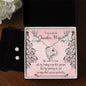 Forever Love Necklace and Cubic Zirconia Earring Set To my Beautiful Teacher wife