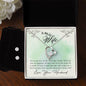 Forever Love Necklace and Cubic Zirconia Earring Set To my wife-You are my love