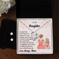 Forever Love Necklace and Cubic Zirconia Earring Set daughter3