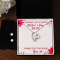 Forever Love Necklace and Cubic Zirconia Earring Set Wishing you a happy Mothers day