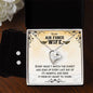 Forever Love Necklace and Cubic Zirconia Earring Set To my Air Force wife