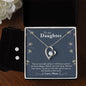 Forever Love Necklace and Cubic Zirconia Earring Set You-are-my-pride