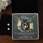 Forever Love Necklace and Cubic Zirconia Earring Set Mom, Happy Mothers Day