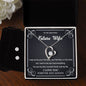 Forever Love Necklace and Cubic Zirconia Earring Set To my Beloved Future Wife