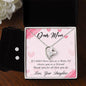 Forever Love Necklace and Cubic Zirconia Earring Set Dear Mom-Happy Mother’s Day!